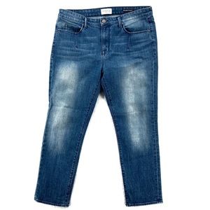 Parker Smith Medium Wash Relaxed Straight Leg Jean